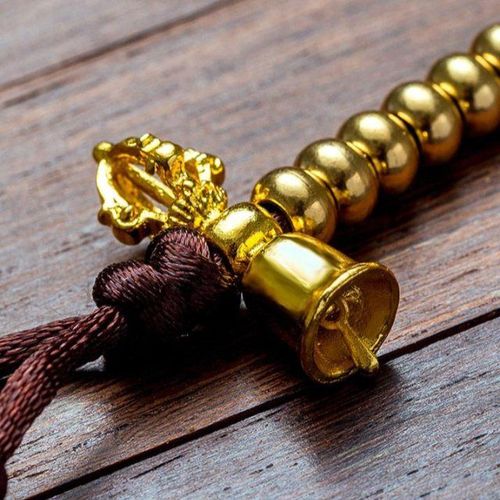 纯铜计数器金刚铃计数器藏式佛珠计数器念佛计数器念珠铃杵计数器