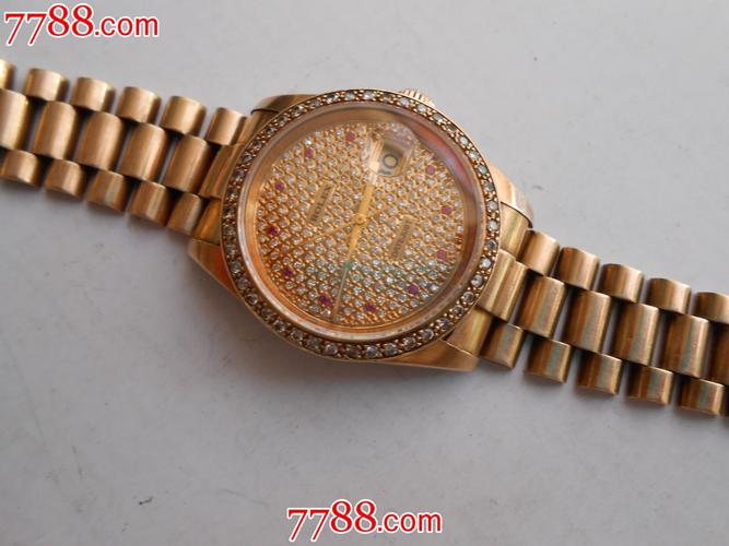 劳力士镶钻金表-手表/腕表--se17955590-零售-7788