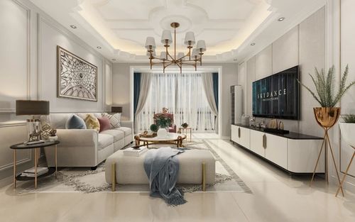 现代四居室125平米125万-绿城春江明月装修案例-南宁