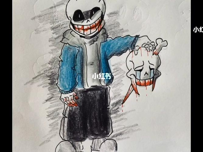 精神错乱sans(二设)_精神错乱sans_兴趣爱好_绘画