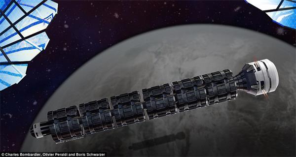 37小时抵达火星最新太空列车概念曝光