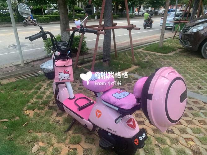 雅迪乐思小可爱来啦～_电动车_雅迪怎么样_少女心_脚垫_贴纸_雅迪乐思