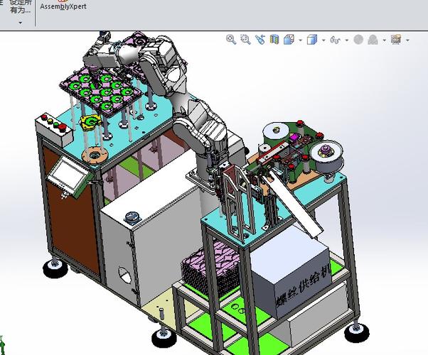 pcb板支架自动组装机3d图纸g444非标自动化机械3d图纸设计