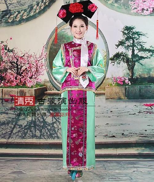 清秀古装特价甄嬛传格格装女古装清朝服装;格格服;还珠格格古装
