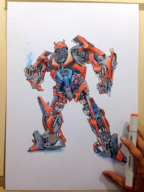 机器人与机器人|纯艺术|绘画|超超的青葱 - 原创作品