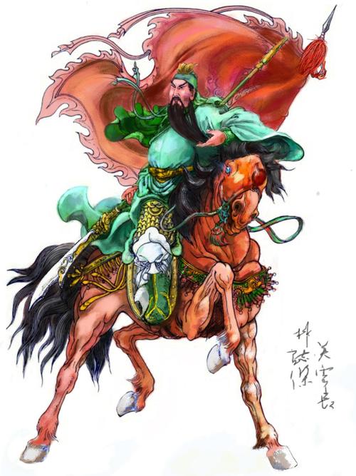 关云长薄厚画法|插画|绘本|jacklinart - 原创作品