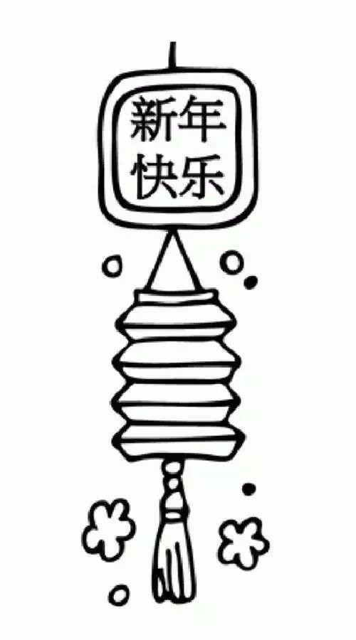 【春节简笔画】新年简笔画素材,记得收藏哦!