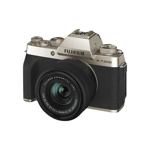 fujifilm富士xt2001545mm香槟金富士复古微单单电数码vlog相机2420万