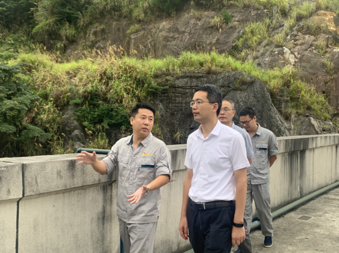 平阳县委副书记李剑锋督查顺溪水库防汛防台工作图