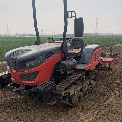 50马力履带式旋耕松土大马力拖拉机 拖拉机后置旋耕机犁地机