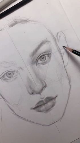 素描作品欣赏,献给伟大的母亲!_素描_母亲节礼物_绘画