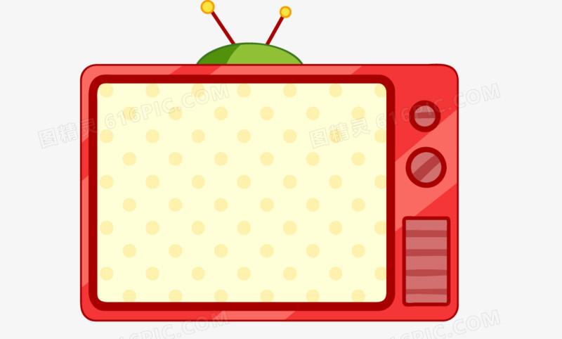 矢量手绘电视机素材pngai矢量手绘卡通电视机pngai电视机png家居用品