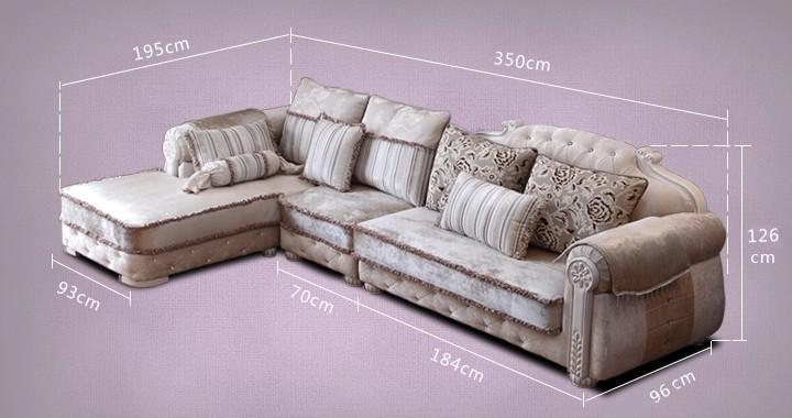 欧式沙发的尺寸介绍