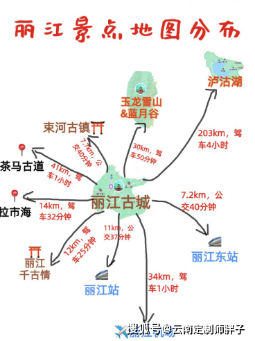 云南旅游大理 丽江 洱海,云南地图交通 住宿 美食全攻略