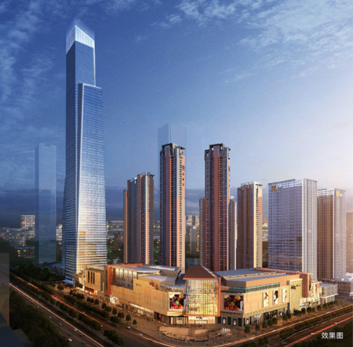 华润置地大厦(约300米深圳地标)