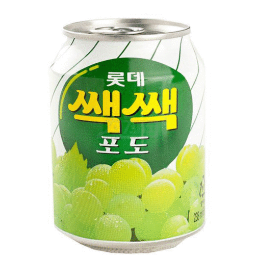 乐天粒粒葡萄汁饮料238ml