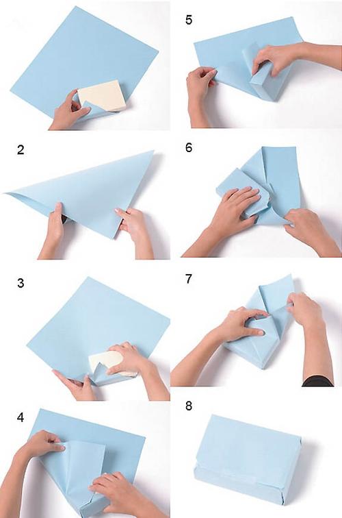 家居diy:礼物包装盒制作方法