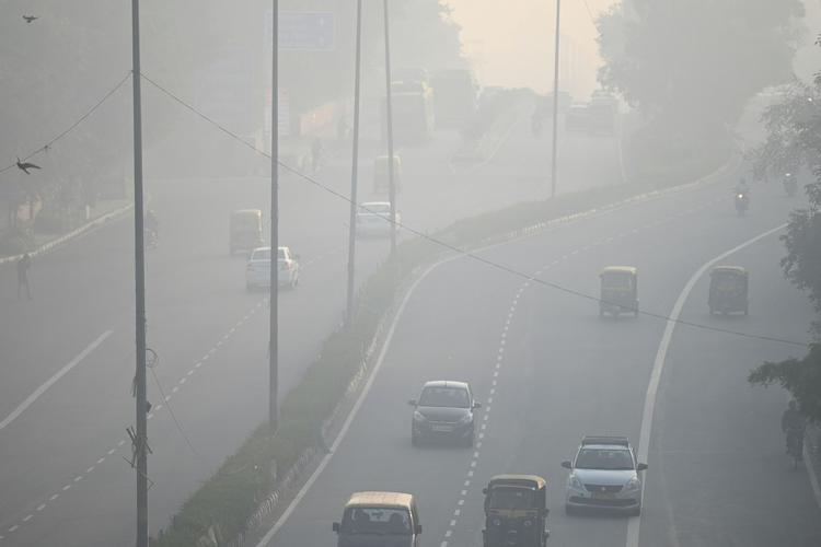 印度新德里雾霾天气持续