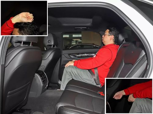 调整好前排座椅,坐进凯迪拉克ct6的后排,膝部空间有3拳多余量,头部