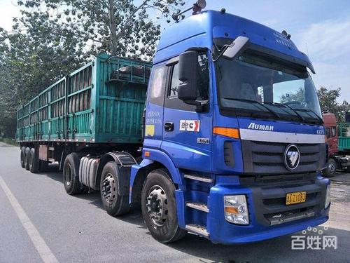 本人出售福田欧曼 欧曼etx 半挂车 仓栅式 国4