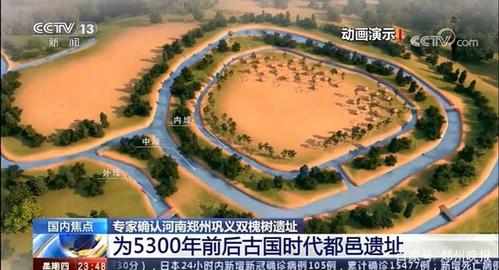 央视《24小时》报道郑州巩义双槐树遗址:确认为古国时代都邑遗址