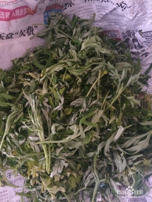 蒿子叶粑粑的做法
