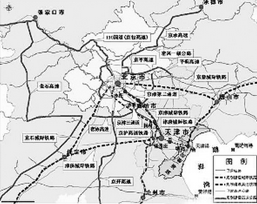 京津冀城际铁路网规划