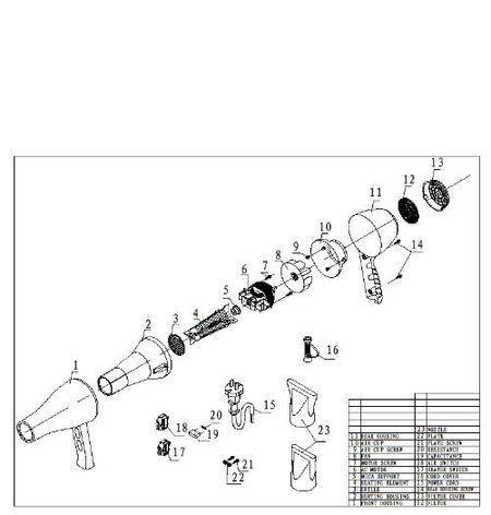 电吹风的种类虽然很多,但是结构大同小异,都是由壳体,手柄,电动机,风