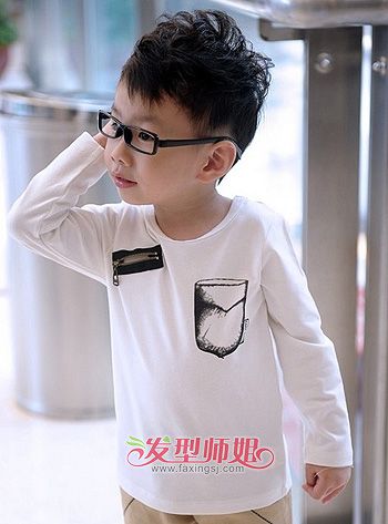 男童时尚 烫发发型