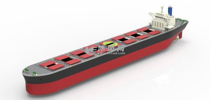 散货船三维模型
