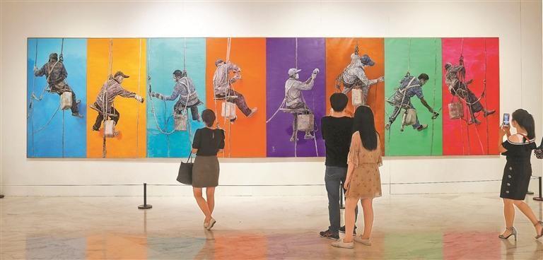 刘向东绘画作品展在关山月美术馆开展