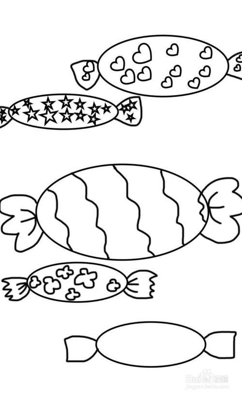 简笔画教程之糖果