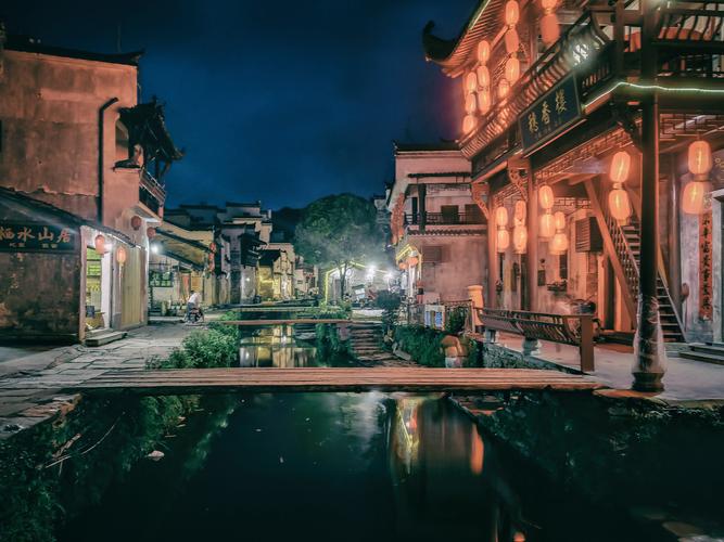 李坑夜色