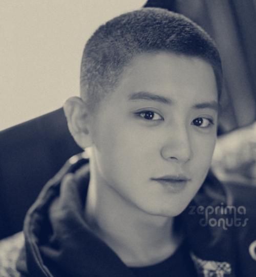 原创exo成员集体寸头,队长精神,主唱显老,朴灿烈张艺兴认真的?