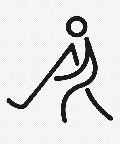 手绘简笔运动高尔夫素材