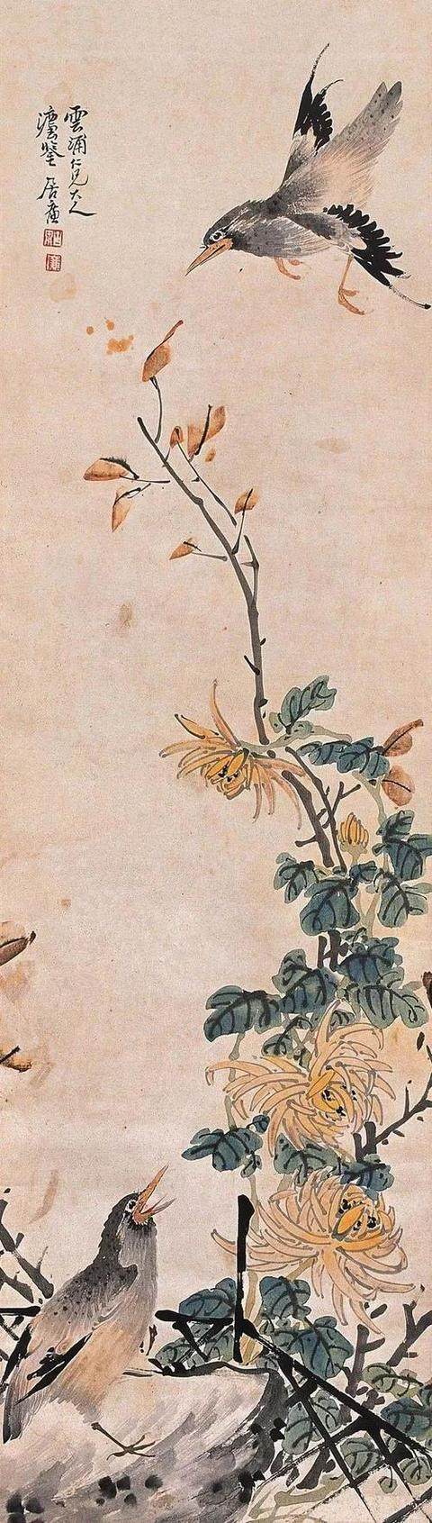 岭南画派大师高剑父花鸟画精选集欣赏