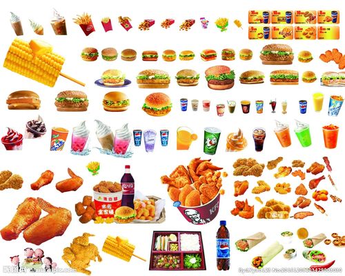 炸鸡汉堡 小食图片