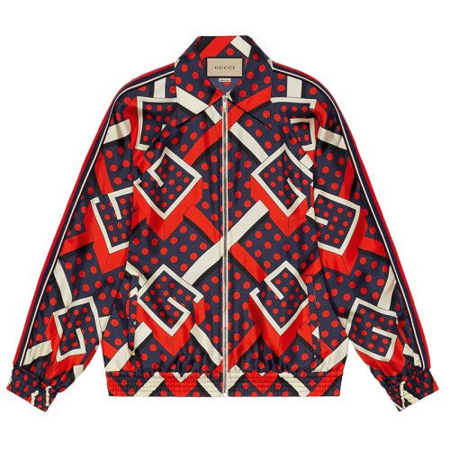 gucci2020早秋系列,gucci2020早春系列 【包税】gucci/古驰 21年早秋新款 opening系列 女士红色真丝g迷宫