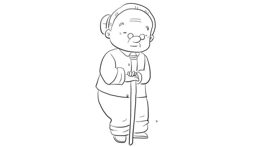 教你老奶奶的画法,简单又可爱!