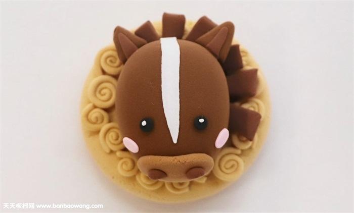 十二生肖马粘土制作教程