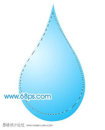 photoshop绘制漂亮的质感水滴,ps教程
