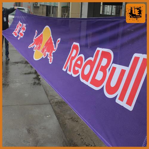 工厂定制涤纶横幅 网孔涤纶横幅 网眼布 防风透气 支持定制