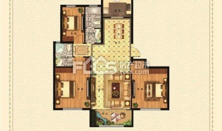 滕州荆河街道 金河湾 3室2厅2卫 145平米