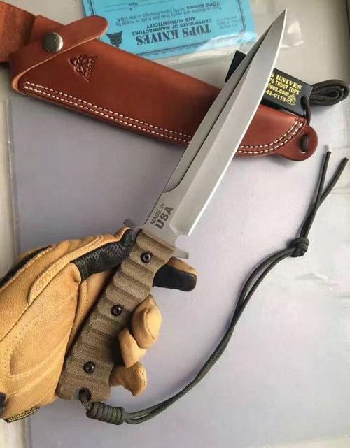 top美国尖端战术 凶悍野猪军刀正品野营刀具【原装进口】