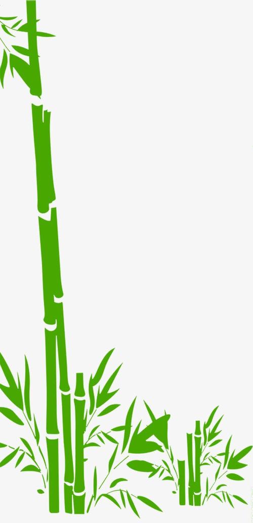 手绘竹叶竹子端午节-觅元素51yuansu.com png设计元素