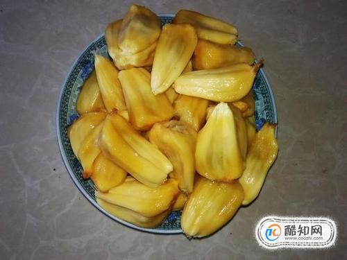 菠萝蜜果肉准备好.