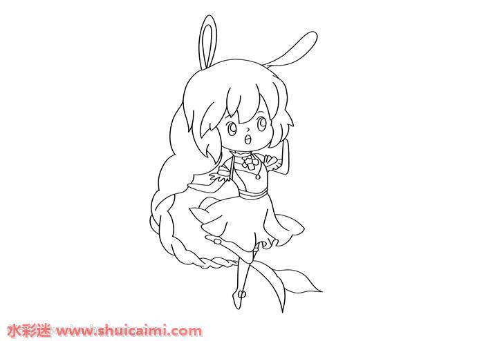 小舞怎么画小舞简笔画简单好看