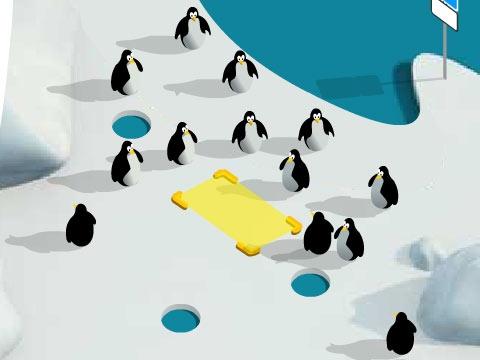 冰雪上的小企鹅手抄报 积极向上的手抄报
