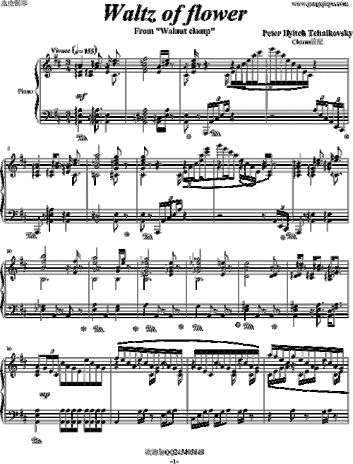 花之圆舞曲钢琴版