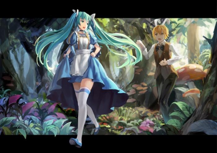 【v家】『初音未来』『镜音连』 ——爱丽丝梦游仙境